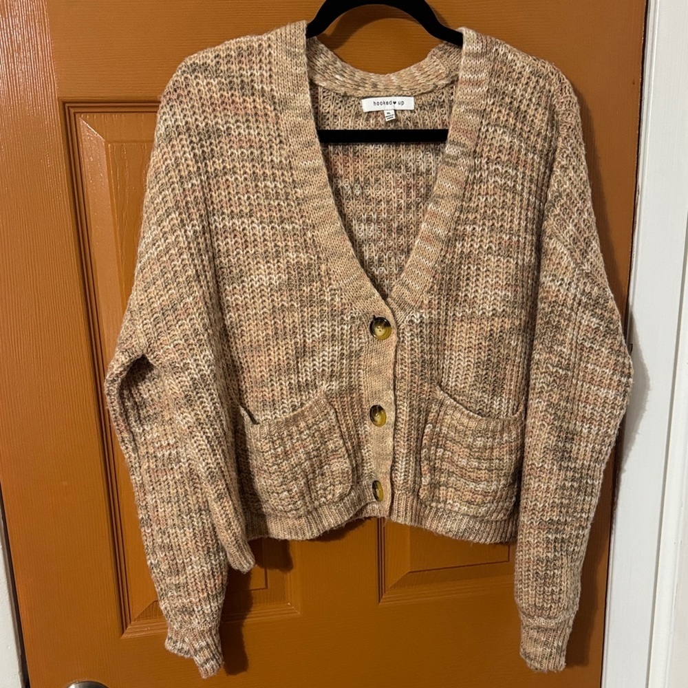 Universal Thread Beige Knit Cardigan